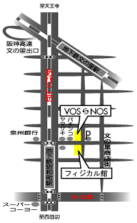 阿倍野店周辺地図